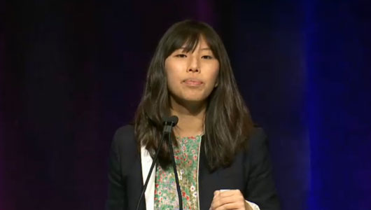 Felicia Chow, en su intervención en la CROI 2016. Crédito de la imagen: www.croiwebcasts.org.